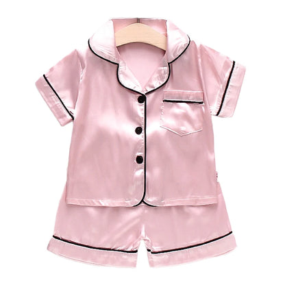 Pyjama Bébé et Enfant « Satin des Petits Rêves » – Été Mixte