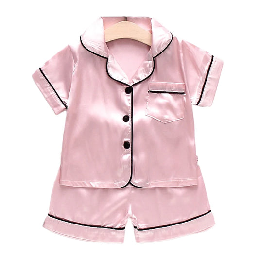Pyjama Bébé et Enfant « Satin des Petits Rêves » – Été Mixte