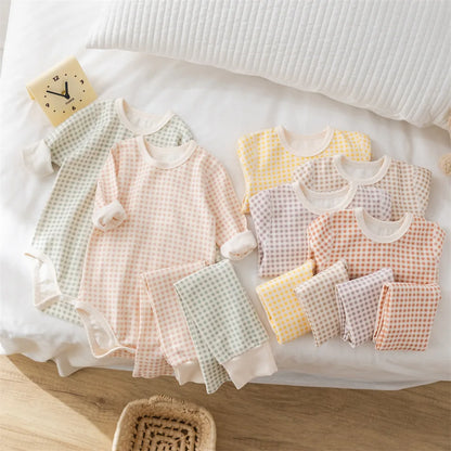 Pyjama Bébé en Coton Peigné – Grenouillère Unisexe Automne Hiver 0-24 mois